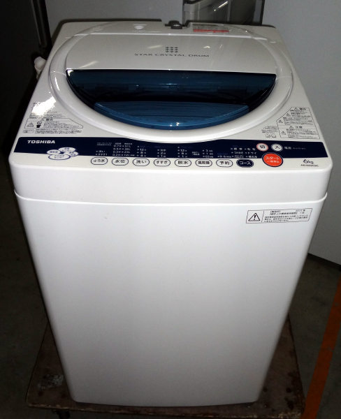 東芝 洗濯機 AW-60GK 2011年製 洗濯6ｋｇ | スタッフブログ 